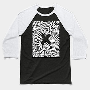 Synesthesia on Black Baseball T-Shirt